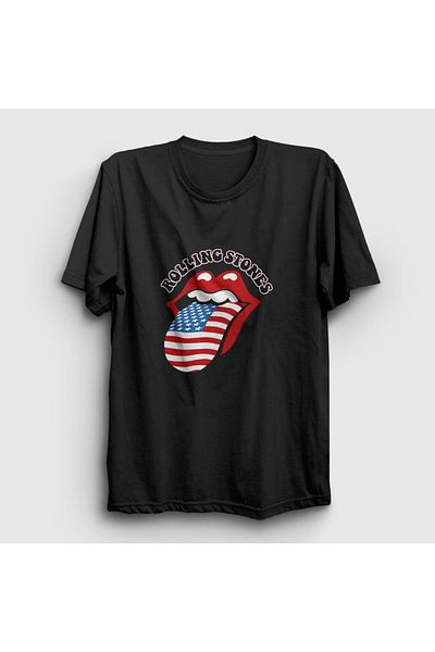 Presmono Μπλουζάκι Unisex Black Us The Rolling Stones 118841 ττ