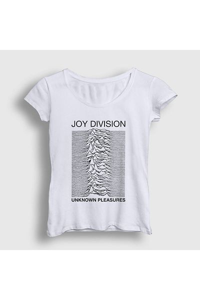 Presmono Γυναικείο μπλουζάκι White Unknown Pleasures Joy Division 87741tt
