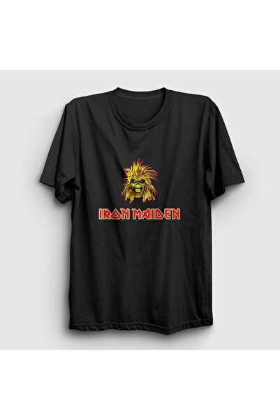 Presmono Unisex crne Iron Maiden T-shirt 86200tt