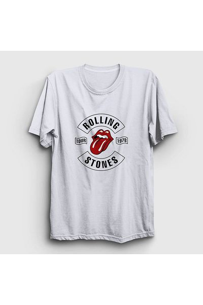 Presmono Μπλουζάκι Unisex White Tour The Rolling Stones 118448 ττ
