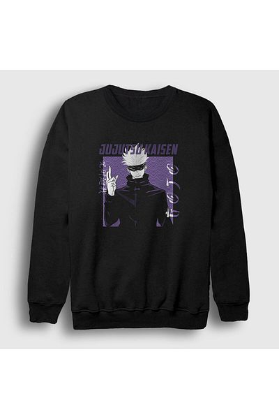 Presmono Φούτερ Unisex Μαύρο Gojo Anime Jujutsu Kaisen 130560 ττ