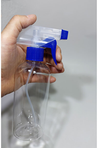 wellLine 2 adet Boş Fısfıs Sprey Şişe 400 Ml Şeffaf mavi spreyli deterjan ve ...