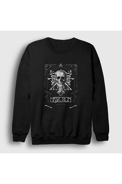Presmono Φούτερ Unisex Μαύρο Skull Mastodon 163653 ττ