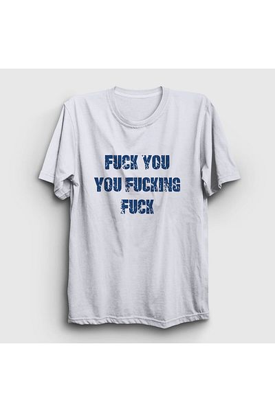 Presmono Μπλουζάκι Unisex White Fyou Shameless 209273 ττ