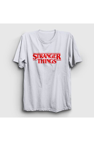 Presmono Μπλουζάκι Unisex White Logo V2 Stranger Things 219180 ττ
