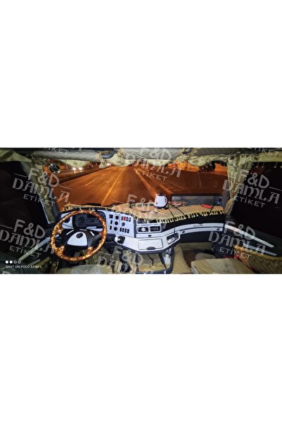 FD Damla Etiket Mercedes Axor Full Set Beyaz Renk Torpido,Konsol,Trim,Göğüs M...