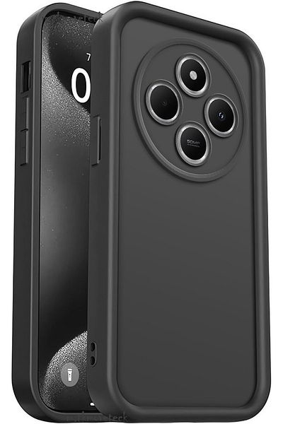 m.tk moveteck حافظة Xiaomi Redmi 14c ناعمة ملونة من السيليكون تحمي الكاميرا بحافة سميكة بارزة 3Dcofe