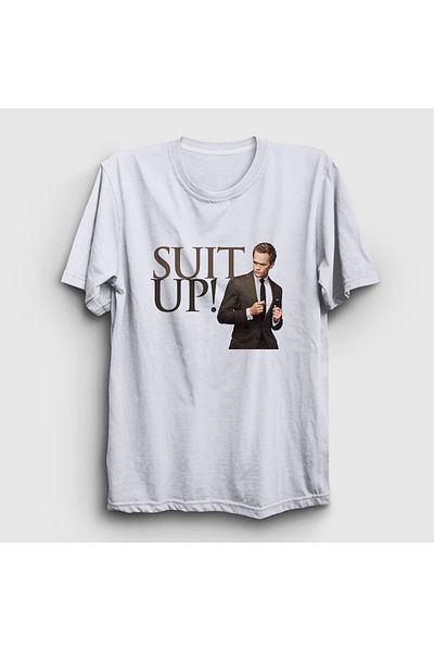 Presmono Μπλουζάκι Unisex White Barney How I Met Your Mother 194706 ττ
