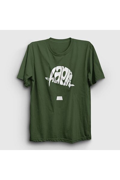 Presmono Μπλουζάκι Unisex Χακί Καπέλο Charlie Chaplin 155156 ττ