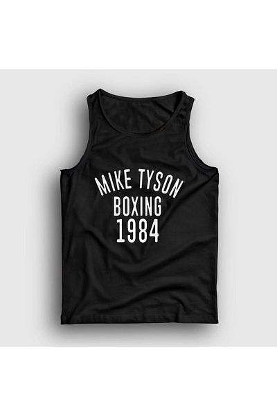Presmono Unisex Black 1984 Mike Tyson Athlete157350tt