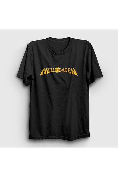Presmono Μπλουζάκι Unisex μαύρο λογότυπο Helloween 148921 ττ