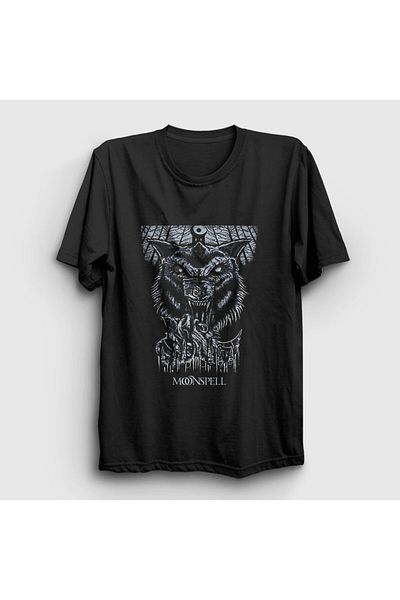Presmono Μπλουζάκι Unisex Black Wolf Moonspell 166067 ττ
