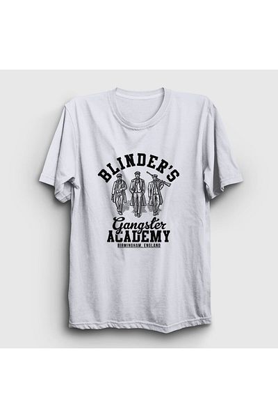 Presmono Μπλουζάκι Unisex White Academy Peaky Blinders 200303 ττ