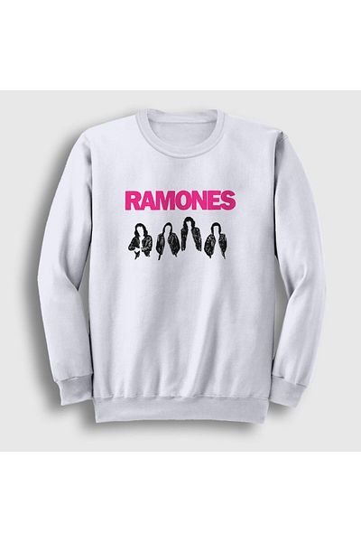 Presmono Φούτερ Unisex White Band V2 Ramones 169510 ττ