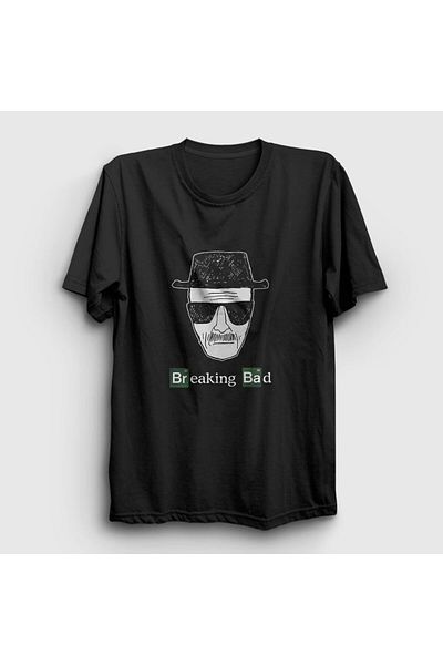 Presmono Μπλουζάκι Unisex Μαύρο Heisenberg V2 Breaking Bad 184801 ττ