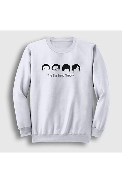 Presmono Φούτερ Unisex White Heads The Big Bang Theory 181359 ττ