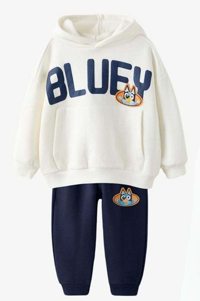 Butik Bluey Printed Hooded Boys' Tracksuit Set
