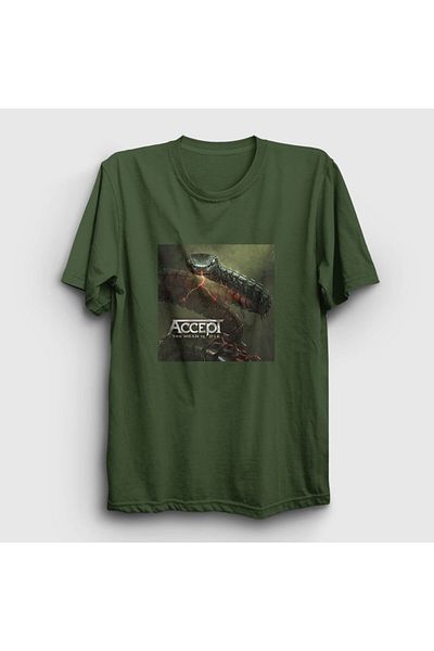 Presmono Μπλουζάκι Unisex Khaki Too Mean To Die Accept 180791 ττ
