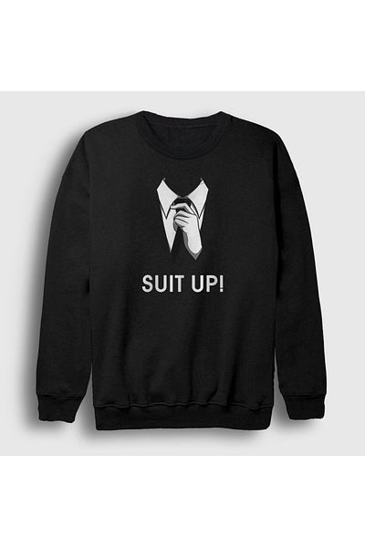 Presmono Unisex Μαύρο κοστούμι V2 Πώς γνώρισα τη μητέρα σου φούτερ 195818 ττ