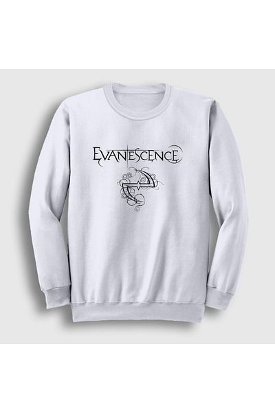 Presmono Φούτερ Unisex White Logo V2 Evanescence 146398 ττ
