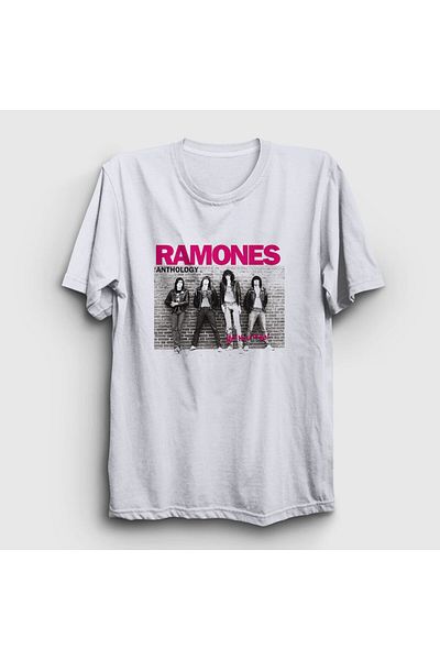 Presmono Μπλουζάκι Unisex White Anthology Ramones 169344 ττ
