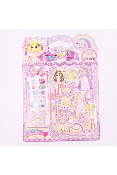 MODA Kız Çocuk Tırnak Ve Sticker Seti