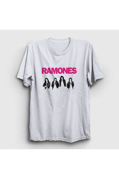 Presmono Μπλουζάκι Unisex White Band V2 Ramones 169478 ττ