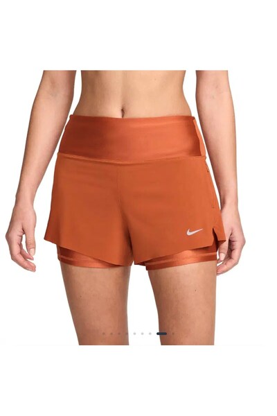 Nike Swift Dri-Fit Kadın Turuncu Koşu Şortu DX1029-825