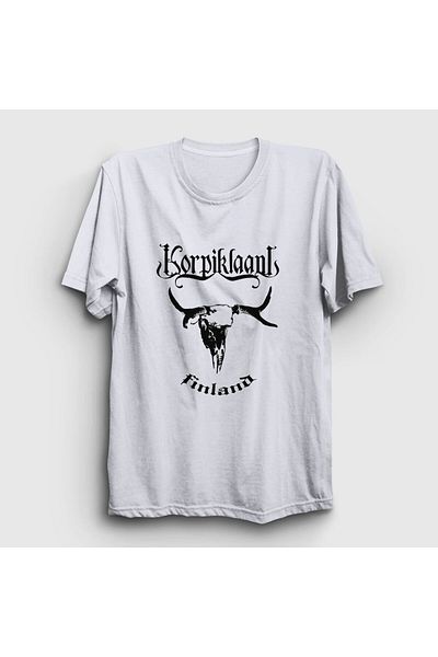 Presmono Μπλουζάκι Unisex Λευκό Finland Korpiklaani 161661 ττ