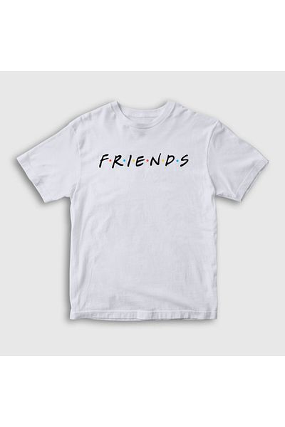 Presmono Unisex Παιδικό μπλουζάκι White Friends 189562 ττ