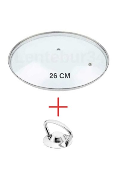Ürkmez Ticaret Glass Lid Compatible with Pots and Pans 26 Cm