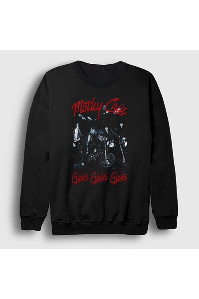 Presmono Unisex Μαύρο Φούτερ για κορίτσια Mötley Crüe 167121 ττ