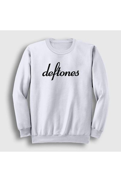 Presmono Φούτερ Unisex Λευκό λογότυπο Deftones 139128 ττ