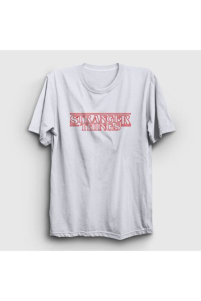 Presmono Μπλουζάκι Unisex White Logo Stranger Things 219030 ττ