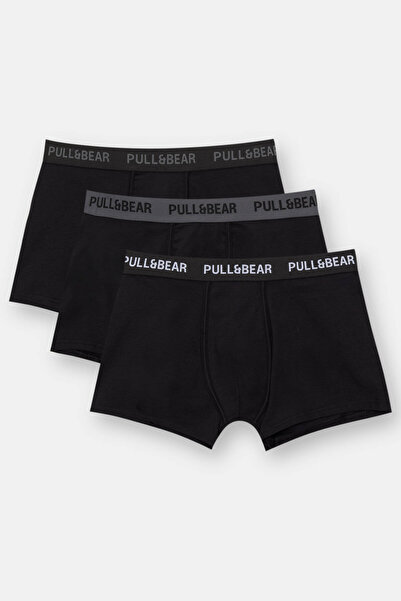 Pull & Bear 3'lü boksör paketi