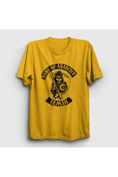 Presmono Unisex žuta Izmir Sons Of Anarchy T-shirt 215227tt