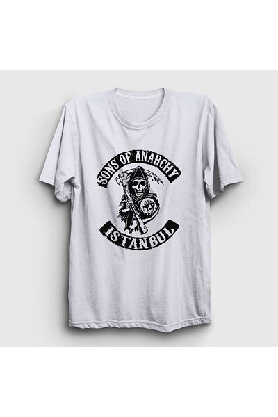 Presmono Μπλουζάκι Unisex White Istanbul Sons Of Anarchy 214902 ττ