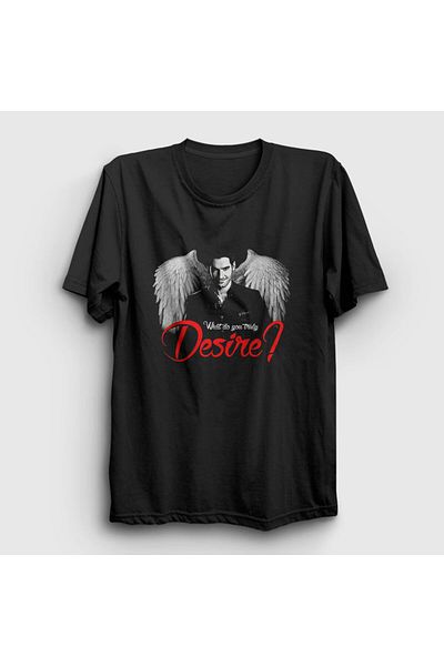Presmono Μπλουζάκι Unisex Black Desire V3 Lucifer 198873 ττ