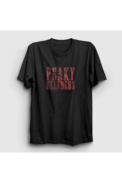 Presmono Μπλουζάκι Unisex μαύρο λογότυπο Peaky Blinders 201601 ττ