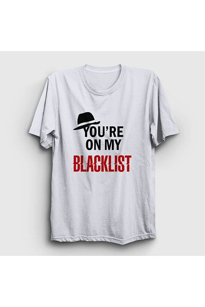 Presmono Μπλουζάκι Unisex White My The Blacklist 183543 ττ