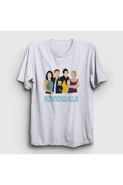 Presmono Μπλουζάκι Unisex White Silhouettes Riverdale 207190 ττ