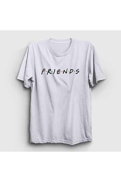 Presmono Μπλουζάκι Unisex White Friends 189353 ττ