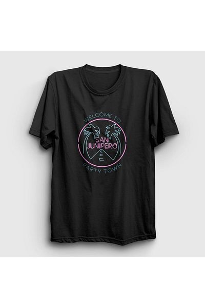 Presmono Μπλουζάκι Unisex Μαύρο San Junipero Black Mirror 182460 ττ