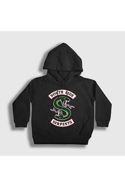 Presmono Унисекс детски черен суитшърт с качулка South Side Serpents Riverdale 207457tt