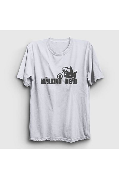 Presmono Μπλουζάκι Unisex Λευκή Μοτοσικλέτα The Walking Dead 220041 ττ