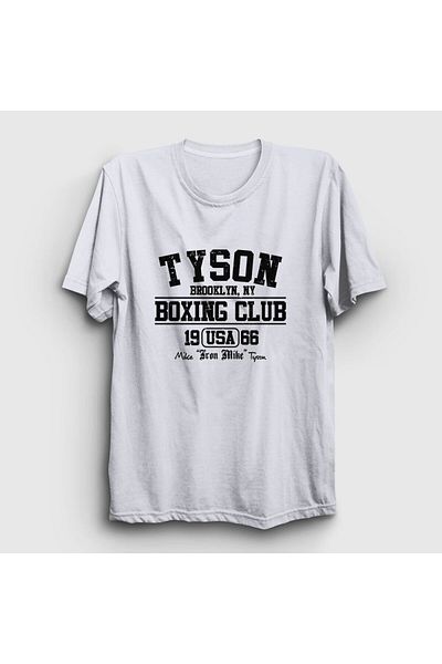 Presmono Μπλουζάκι Unisex White Boxing Club Mike Tyson 157657 ττ