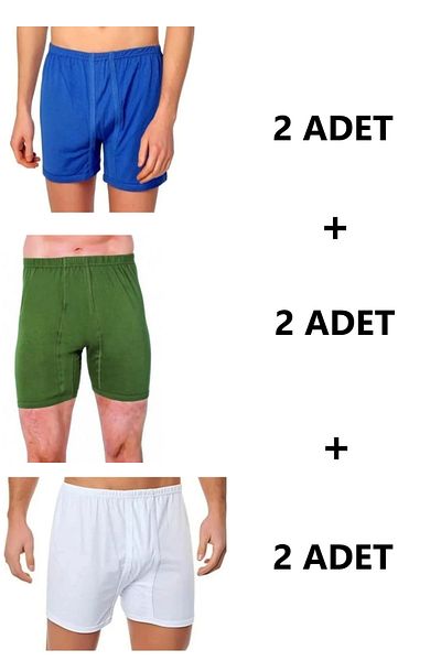 Modaley Giyim 6-Piece Men's Cotton Cuffed Panties