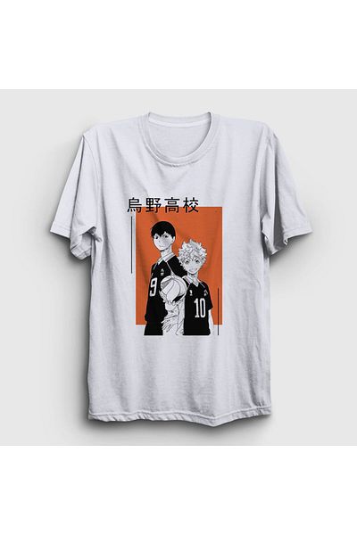 Presmono Μπλουζάκι Unisex White Kagehina βόλεϊ Anime Haikyu 237513 ττ