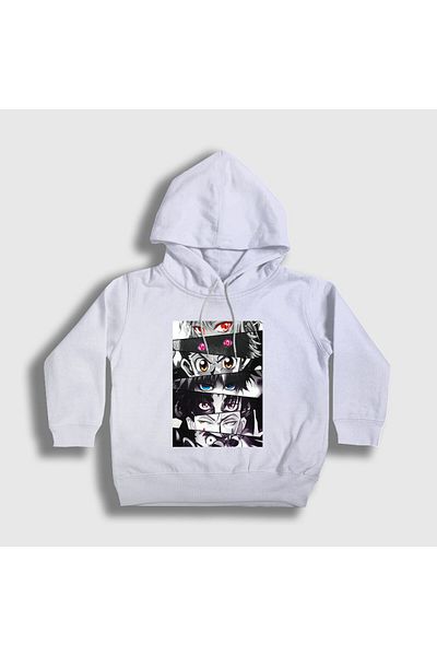 Presmono Unisex Παιδικά Λευκά Μάτια Anime Hunter X Hunter Φούτερ με κουκούλα 238039 ττ