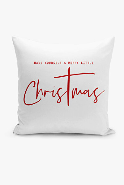 Filamente Κάλυμμα μαξιλαριού με θέμα την Πρωτοχρονιά / Χριστουγεννιάτικο - Χριστουγεννιάτικο κάλυμμα μαξιλαριού (εκτύπωση διπλής όψης-κρυφό φερμουάρ)